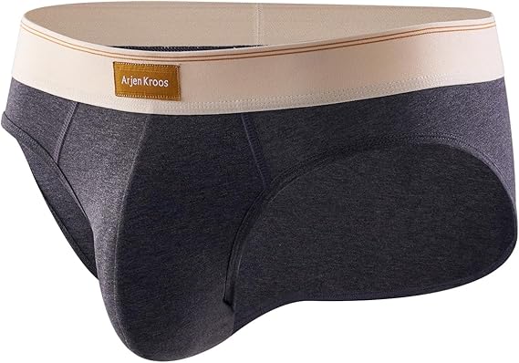 Arjen Kroos - Arjen Kroos Men's Cotton Underwear Moisture Wicking Briefs Anti - chafing Underpants - Arjen Kroos - Gray - AK303328S
#color_gray