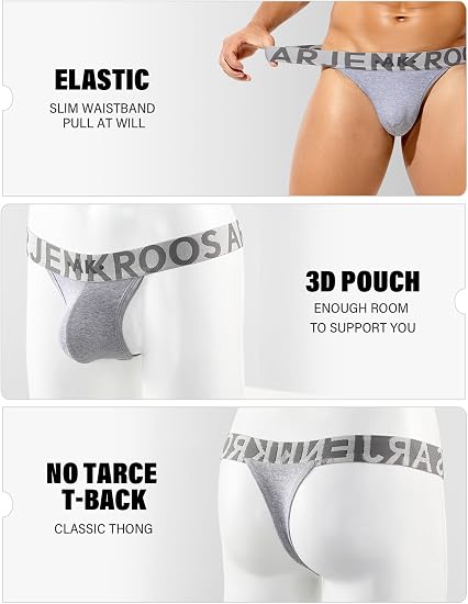 Mens Thong Low Rise Sexy Underwear Pouch Lingerie G-string