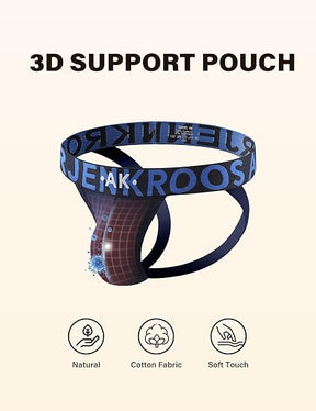 Jock Straps for Men Athletic Supporters Soft Cotton Jockstrap