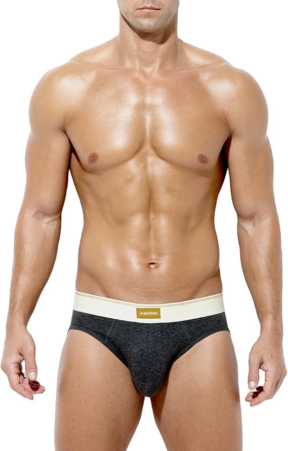 Arjen Kroos - Arjen Kroos Men's Cotton Underwear Moisture Wicking Briefs Anti - chafing Underpants - Arjen Kroos - Gray - AK303328S
#color_gray