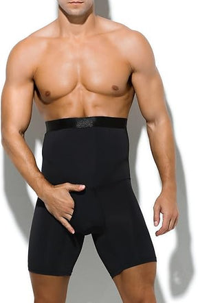Men's Slimming Compression Boxer Briefs Underwear Tagless High Waist Tummy Control Boxers