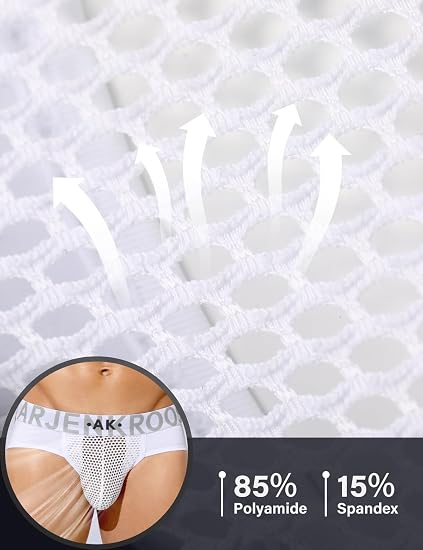 Mens Jockstrap Thongs Sexy Underwear Mesh Athletic Supporter