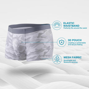 Men's Boxer Briefs - Silky Breathable Underwear for Men