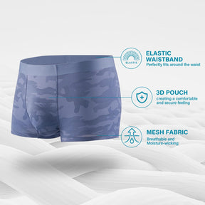 Men's Boxer Briefs - Silky Breathable Underwear for Men