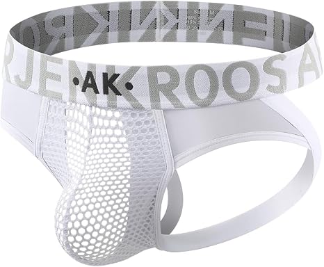 Mens Jockstrap Thongs Sexy Underwear Mesh Athletic Supporter