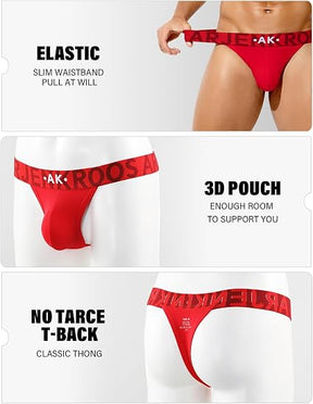 Mens Thong Low Rise Sexy Underwear Pouch Lingerie G-string