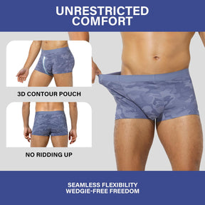 Men's Boxer Briefs - Silky Breathable Underwear for Men