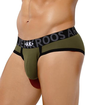 Men's Cotton Sport Briefs Sexy Low Rise Briefs Athletic Pouch Underwear