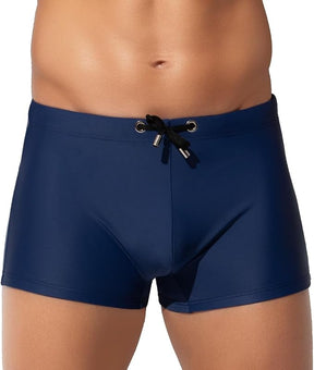 Men's Bikini Swimwear Tight Square Leg Swim Trunks Swimsuit