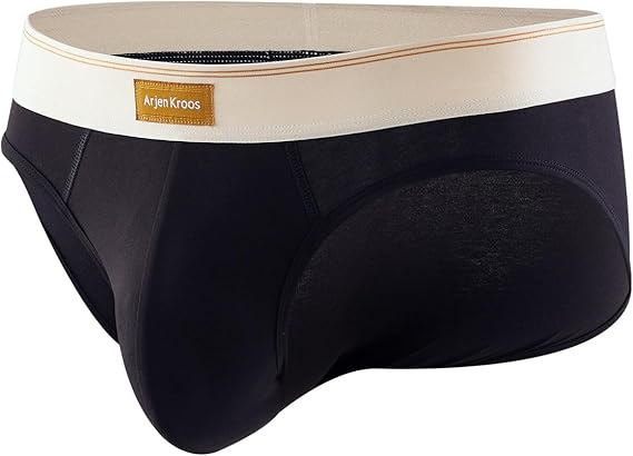 Arjen Kroos - Arjen Kroos Men's Cotton Underwear Moisture Wicking Briefs Anti - chafing Underpants - Arjen Kroos - Black - AK303301S
#color_black