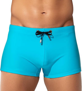 Men's Bikini Swimwear Tight Square Leg Swim Trunks Swimsuit