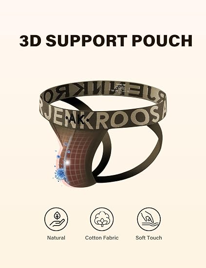 Jock Straps for Men Athletic Supporters Soft Cotton Jockstrap