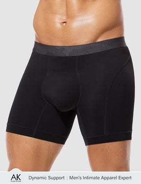 Compression Boxer Briefs for Men Silky Underwear