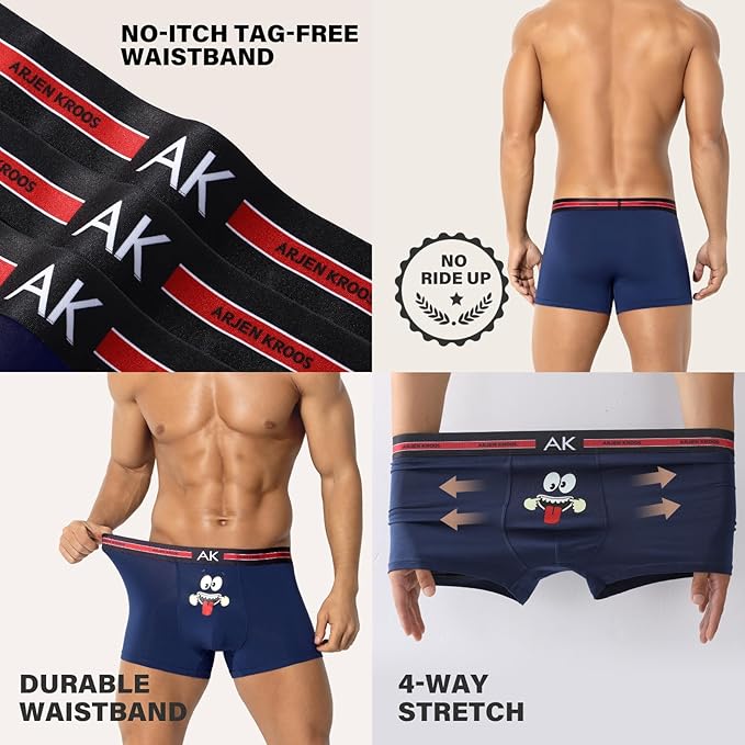 Men's Sexy Novelty Trunks Funny Couple Underwear