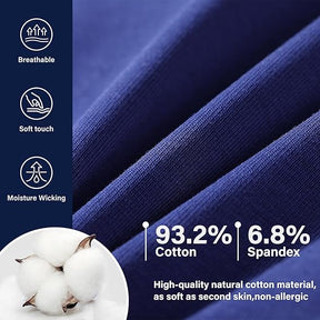Men's Valentines Funny Novelty Underwear Trunks Sexy Cotton Boxer Briefs for Men