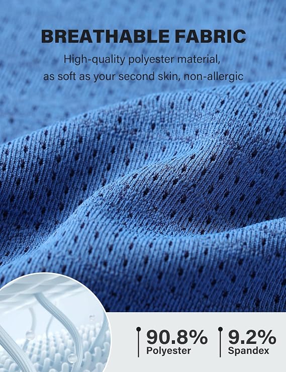 Mens Compression Underwear Moisture Wicking Boxer Briefs
