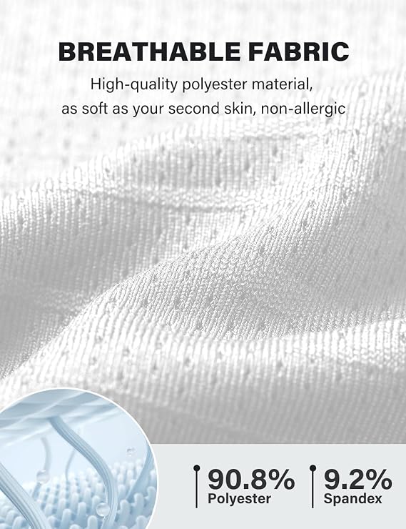Mens Compression Underwear Moisture Wicking Boxer Briefs