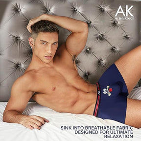 Men's Valentines Funny Novelty Underwear Trunks Sexy Cotton Boxer Briefs for Men