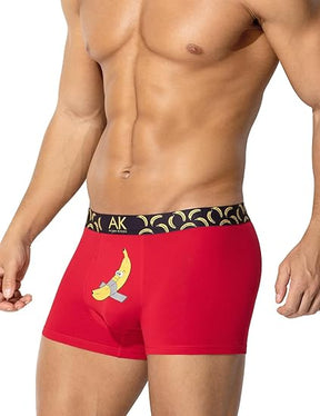 Men's Valentines Funny Novelty Underwear Trunks Sexy Cotton Boxer Briefs for Men
