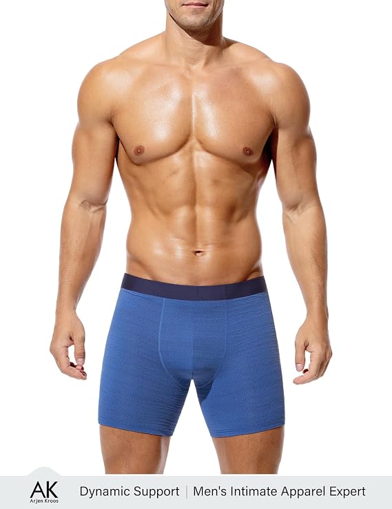 Mens Compression Underwear Moisture Wicking Boxer Briefs