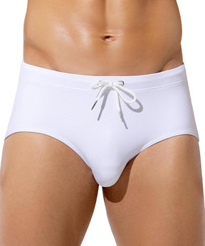 Mens Swim Briefs Bikini Bathing Suit Printed Quick Dry Swimsuit