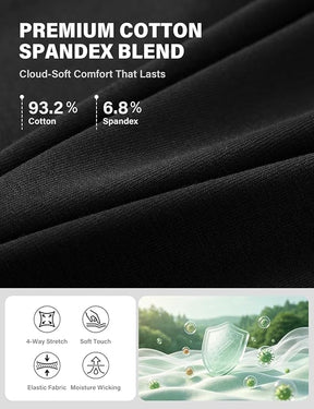 Breathable Cotton Trunks Underwear for Men