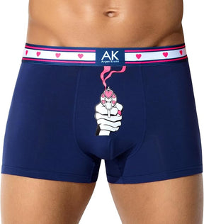 Men's Sexy Novelty Trunks Funny Couple Underwear