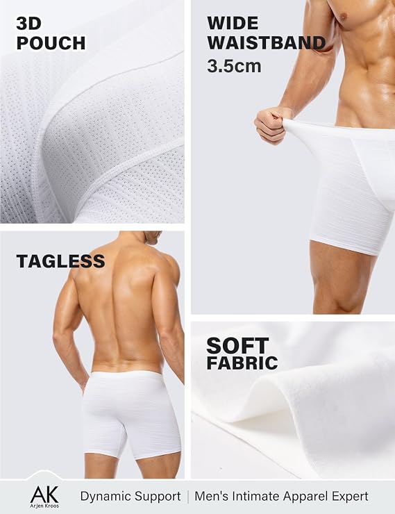 Mens Compression Underwear Moisture Wicking Boxer Briefs