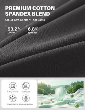 Breathable Cotton Trunks Underwear for Men