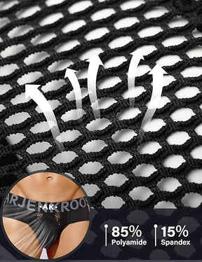 Mens Jockstrap Thongs Sexy Underwear Mesh Athletic Supporter