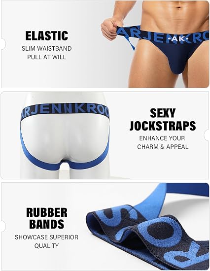 Jock Straps for Men Athletic Supporters Soft Cotton Jockstrap
