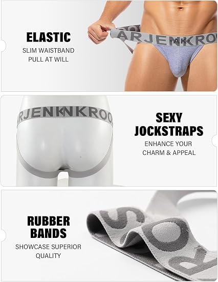 Jock Straps for Men Athletic Supporters Soft Cotton Jockstrap