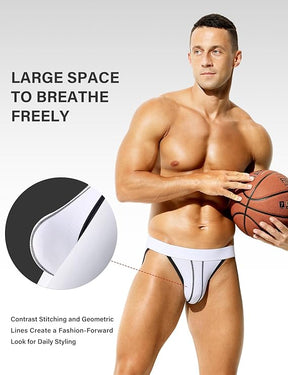 Mens Briefs Mesh Men's Underwear Low Rise Waist Sexy Sports Underwear