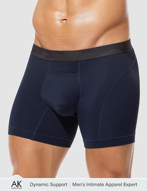 Compression Boxer Briefs for Men Silky Underwear