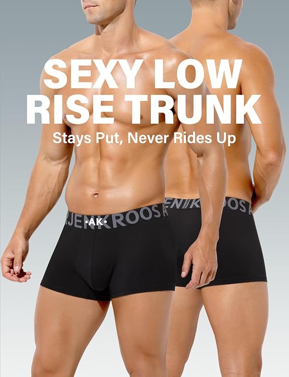 Breathable Cotton Trunks Underwear for Men