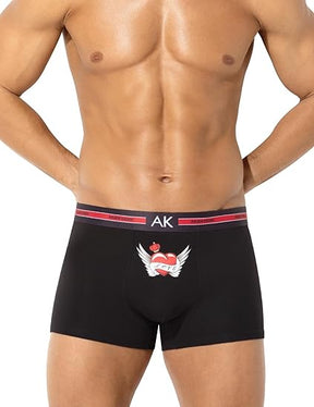 Men's Valentines Funny Novelty Underwear Trunks Sexy Cotton Boxer Briefs for Men