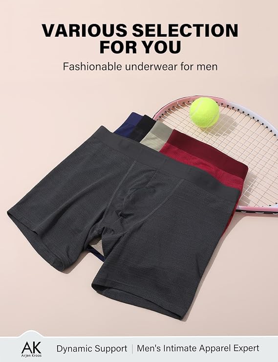 Mens Compression Underwear Moisture Wicking Boxer Briefs