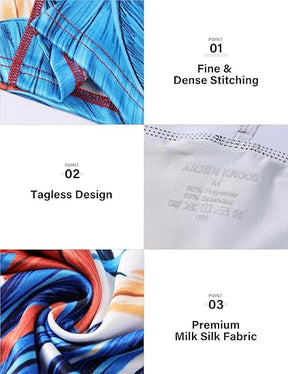 Men's Compression Shorts Athletic Workout Running Performance Underwear Long Boxer Briefs