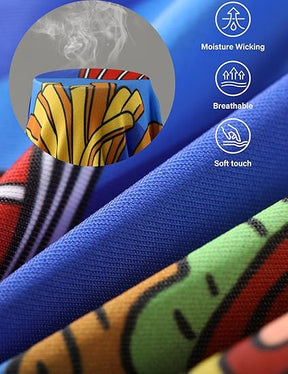 Mens Swim Briefs Swimsuit Beach Print Shorts