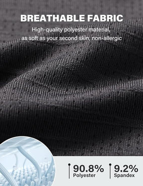 Mens Compression Underwear Moisture Wicking Boxer Briefs