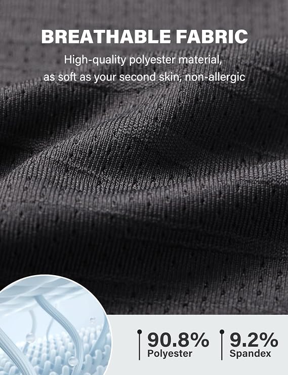 Mens Compression Underwear Moisture Wicking Boxer Briefs