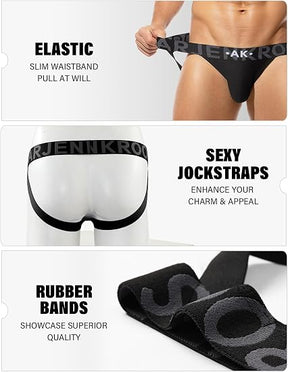 Jock Straps for Men Athletic Supporters Soft Cotton Jockstrap