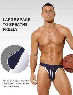 Mens Briefs Mesh Men's Underwear Low Rise Waist Sexy Sports Underwear
