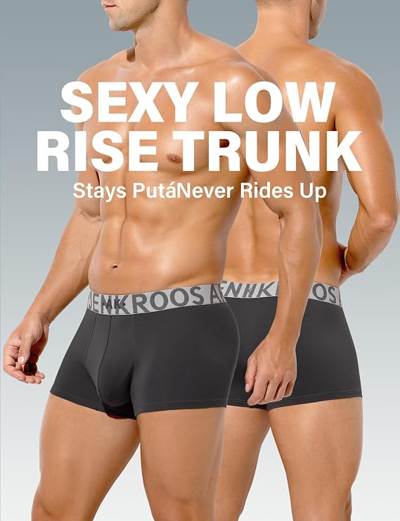 Breathable Cotton Trunks Underwear for Men