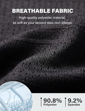 Mens Compression Underwear Moisture Wicking Boxer Briefs