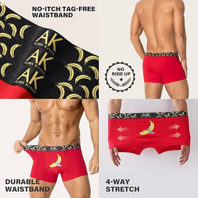 Men's Sexy Novelty Trunks Funny Couple Underwear