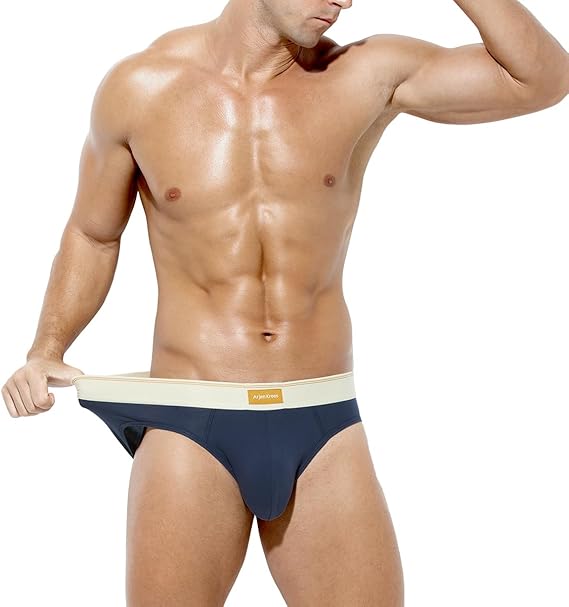 Arjen Kroos - Arjen Kroos Men's Cotton Underwear Moisture Wicking Briefs Anti - chafing Underpants - Arjen Kroos - Blue - AK303350S
#color_blue