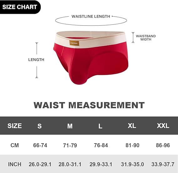 Arjen Kroos - Arjen Kroos Men's Cotton Underwear Moisture Wicking Briefs Anti - chafing Underpants - Arjen Kroos - Red - AK303305S
#color_red