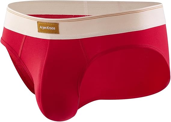 Arjen Kroos - Arjen Kroos Men's Cotton Underwear Moisture Wicking Briefs Anti - chafing Underpants - Arjen Kroos - Red - AK303305S
#color_red