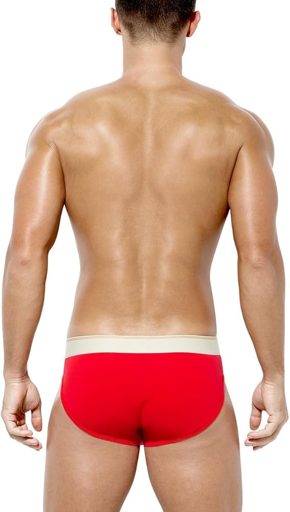 Arjen Kroos - Arjen Kroos Men's Cotton Underwear Moisture Wicking Briefs Anti - chafing Underpants - Arjen Kroos - Red - AK303305S
#color_red